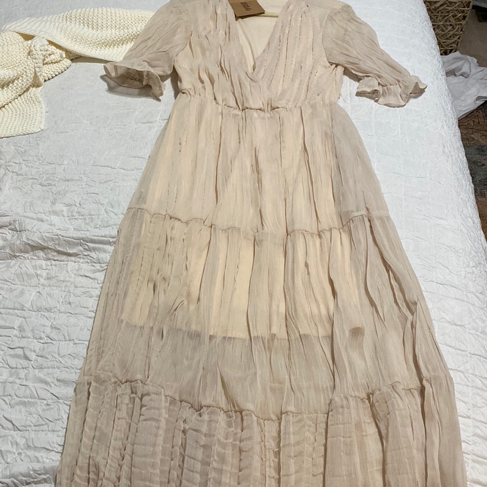 Taupe dress